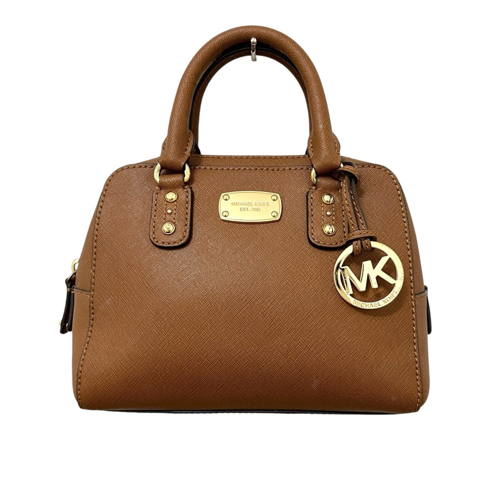 MICHAEL KORS Small Satchel Crossbody Bag Brown